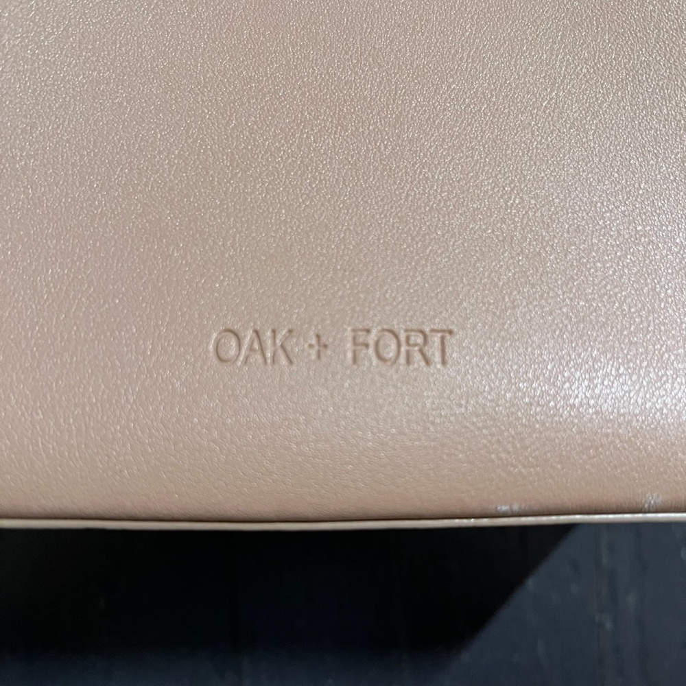Oak and Fort tan brown bucket leather tote bag shoulder bag - Picture 2 of 11